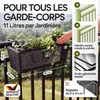 2x Bac à fleurs 11 litres support de montage intérieur Voir les images du produit 3