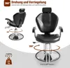 Friseurstuhl Friseursessel Frisörstuhl Bedienungsstuhl für Produktbild-Vorschau 6