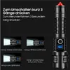 2000 Lumen LED Taschenlampe mit Zoom & USB-C, 3W COB, Produktbild-Vorschau 2