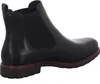 A black leather Chelsea boot is shown from the side against a white background. Produktbild-Vorschau