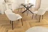 riess-ambiente Design Stuhl LYON beige Cord schwarze Produktbild-Vorschau 3