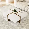 A modern living room scene with a white coffee table and a sofa. Náhľad obrázku produktu