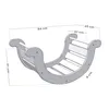 Children's Montessori Balance Swing YUPEE - White Produktbild-Vorschau 4