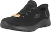 A black Skechers Slip-Ins shoe is shown from a side-front angle on a white background. Voir les images du produit