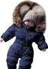 80cm -Baby Winter Overall mit Kapuze Strampler Schneeanzug Produktbild-Vorschau 1
