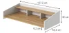 opzetrek Vicco Viktor Artisanaal eiken/Wit 127.2 x 30 cm, Productafbeelding-voorbeeld 2