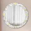 Ø70cm Spiegel - Glasrahmen mit Aufdruck - Wandspiegel Produktbild-Vorschau 1