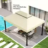 Pavillon Ersatzdach 3x4 m, Ersatzplane zweistufig, 370g Produktbild-Vorschau 4