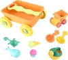 Sandkasten Spielzeug Schubkarre - orange Produktbild-Vorschau 1