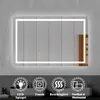LED Badspiegel Badezimmerspiegel 110x70 mit Beleuchtung Produktbild-Vorschau 1