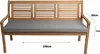 Coussin de banc de jardin 150x50x7 Gris, Coussin Voir les images du produit 3
