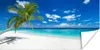 MuchoWow® Poster Strand - Meer - Palme - Insel 40x20 cm - Produktbild-Vorschau 1