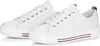 A pair of white low-top sneakers with laces and a platform sole. Produktbild-Vorschau