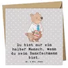 Mr. & Mrs. Panda Glückwunschkarte Bankfachmann Herz - Grau Produktbild-Vorschau 1