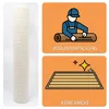 Schoonloopmat 80x100 cm, beige, antislip, wasbaar, Productafbeelding-voorbeeld 8