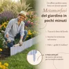 Floranica Bordura per Giardino in legno 40 x 200 cm Argento Anteprima dell’immagine prodotto 5