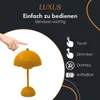 Lusso - Lampada da tavolo Touch Deluxe - Josephine - Giallo Anteprima dell’immagine prodotto 2