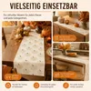 Herbst Tischläufer mit Kürbis Motiv, 33x183 cm Tischdeko Produktbild-Vorschau 7