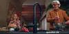 A grandfather and granddaughter are in a kitchen, preparing food. The granddaughter is decorating pastries, and the grandfather is melting chocolate. Anteprima dell’immagine prodotto
