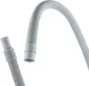 A close-up shot of a grey flexible hose extension with connectors on a white background. Produktbild-Vorschau