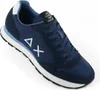 A single blue sneaker is shown from a slightly elevated side angle against a white background. Produktbild-Vorschau