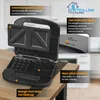 Extralink 3v1 Sendvičovač Vafľovač Kontaktný Gril 1000 W Náhľad obrázku produktu 4