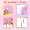 Coiffeuse pour enfants COSTWAY avec éclairage, coiffeuse 2 Voir les images du produit 6