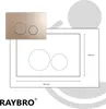 RAYBRO Betätigungsplatte CORTADO 45 Bronze Gold für Geberit Produktbild-Vorschau 3
