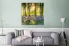 MuchoWow® Poster Frühling - Wald - Sonne 75x75 cm - Wand Produktbild-Vorschau 5