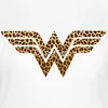 Spreadshirt Wonder Woman Leoprint Logo Frauen T-Shirt, S, Produktbild-Vorschau 2