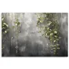 Leinwandbild Beton Natur Blätter 90x60 Feeby Grau bild für Produktbild-Vorschau 3
