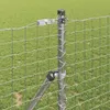 vidaXL Eingebetteter Zaunpfosten 7 stk. Silber Produktbild-Vorschau 2
