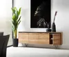 DELIFE Sideboard Stonegrace 200x45 cm Akazie Natur 4 Türen Produktbild-Vorschau 4