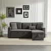 Sweiko Corner Sofa Bett Eckcouch Couch L-Form Schlafcouch Produktbild-Vorschau 12