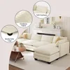 Divano ad angolo a U BEALIFE 320x76x91 cm | 4 posti + 2 Anteprima dell’immagine prodotto 8