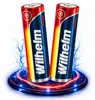 2 x Lithium Ionen Akku Wilhelm 3,7 V 800 mAh Typ 14500 Li Produktbild-Vorschau 1
