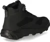 A black high-top sneaker shown from a side-rear angle on a white background. Produktbild-Vorschau