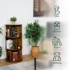 Relaxdays Bücherregal drehbar, 15 Fächer, H x D: 104 x 50 Produktbild-Vorschau 11