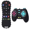 ASKSA Baby Fernbedienung Spielzeug Beissring,100% Silikon Produktbild-Vorschau 1
