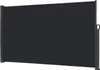 A dark gray retractable side awning is shown against a white background. Produktbild-Vorschau