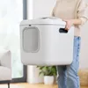 ROTHO Katzentoilette BIALA XL - Weiß/Schwarz Produktbild-Vorschau 6