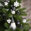 BRUBAKER 24-tlg. Christbaumschmuck Black and White - Produktbild-Vorschau 4