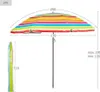 Aktive 62362 Uv50 Ø Rayé Parasol basculant 200 Cm Voir les images du produit 2