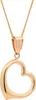 Anhänger Herz mit 1,1 mm Goldkette 40 cm massiv 585-14 Produktbild-Vorschau 1