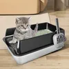 Lettaia per gatti in acciaio inossidabile - Lettiera XXL - Anteprima dell’immagine prodotto 3