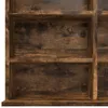 vidaXL Scaffale per CD in rovere affumicato 102x23x177,5 cm Anteprima dell’immagine prodotto 7
