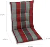 GO-DE Textil, Sessel-Auflage  mittel, Wendeauflage, Karo Produktbild-Vorschau 3