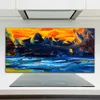 Coloray Spritzschutz aus Glas 120x60  Wandkunst Produktbild-Vorschau 2