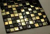 Mosaico in vetro oro e nero "Black Diam", piastrella Anteprima dell’immagine prodotto 3