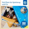 Bieco Spielzeugkiste mit Deckel - Pfadfinder Spielzeugkiste Produktbild-Vorschau 3